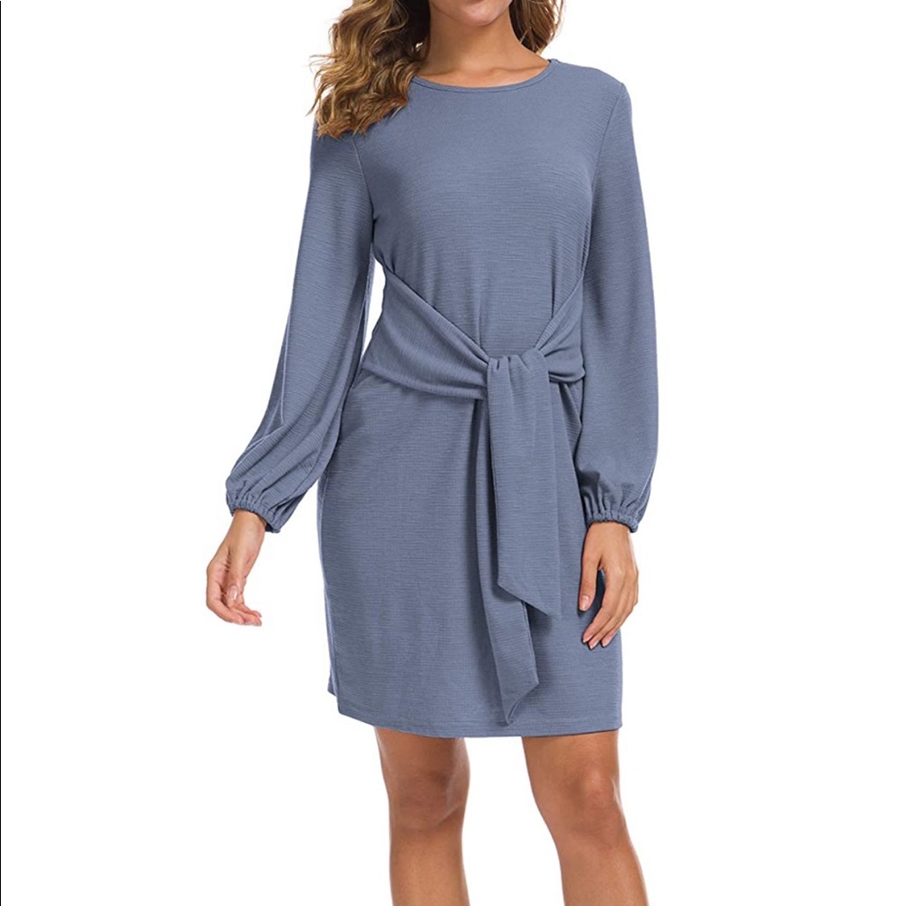 Blue/ periwinkle color know dress